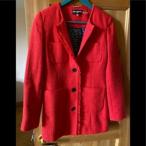 Karl Lagerfeld lined suit jacket
